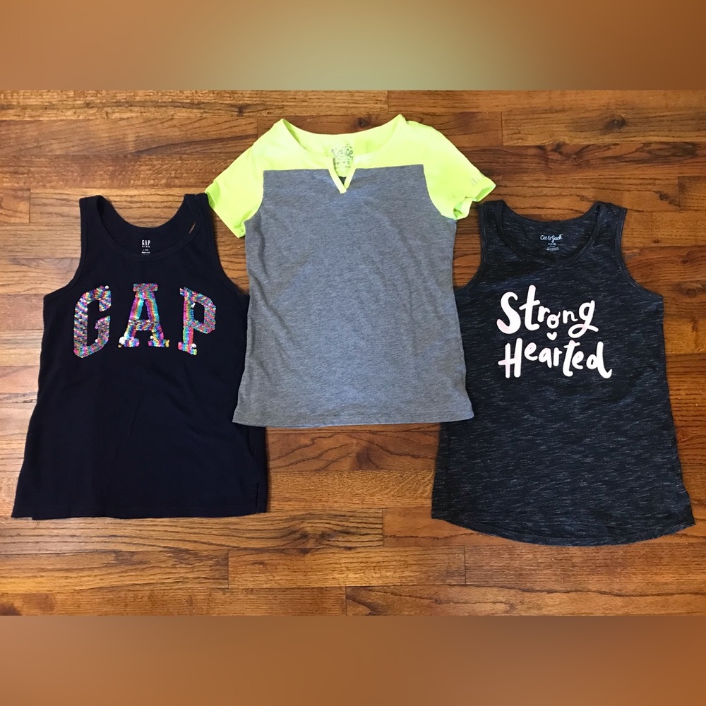Girls Activewear Performance Sports Shirts 
Tank Tops
Justice Gap Cat & Jack